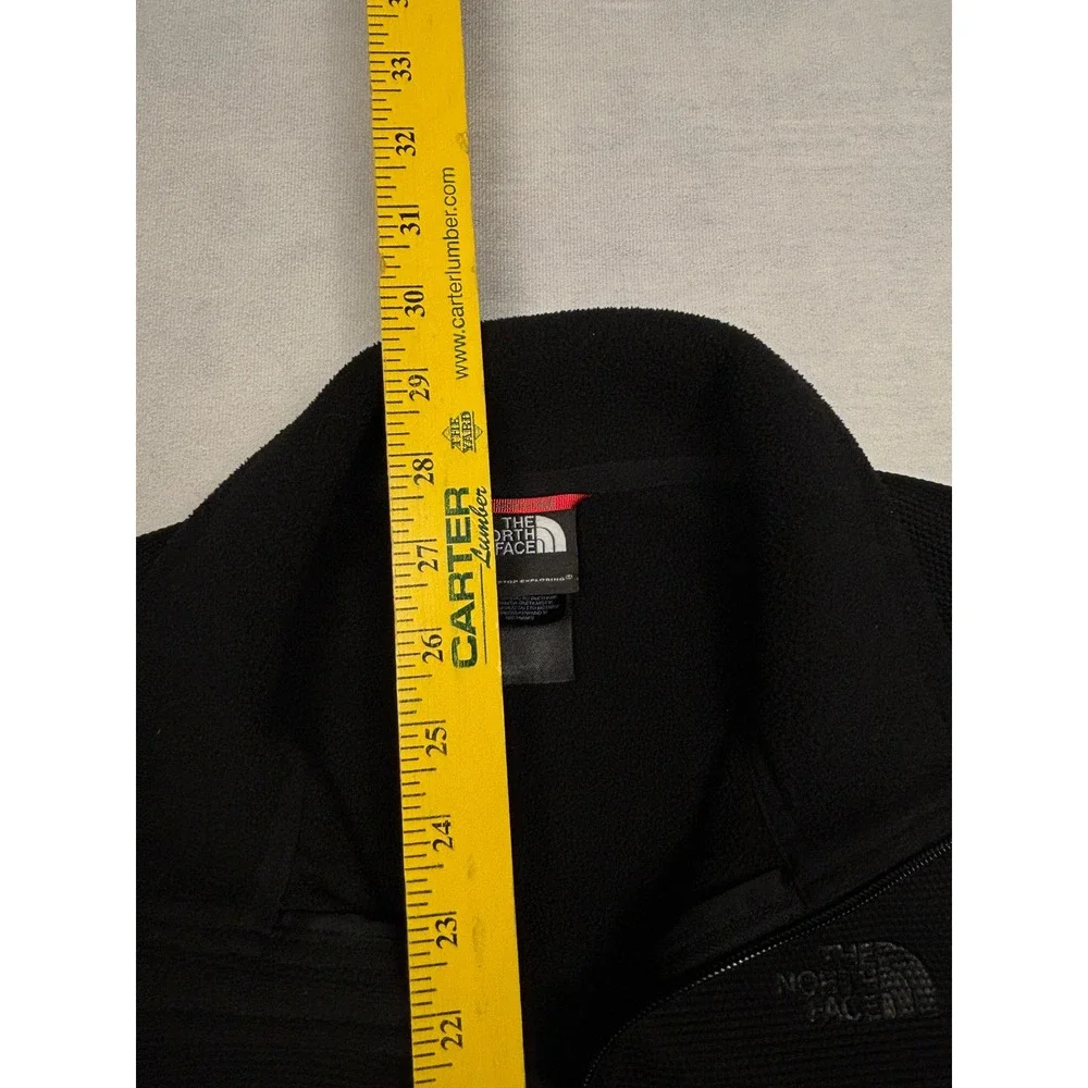 The North Face Mens Black Grid Fleece Full Zip Jacket A7RE Large‎ L
